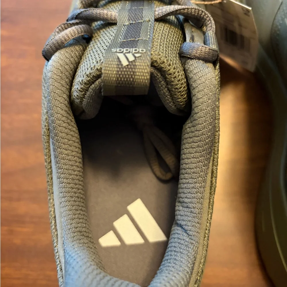 adidas Men’s Olive Green Mesh Running Sneakers